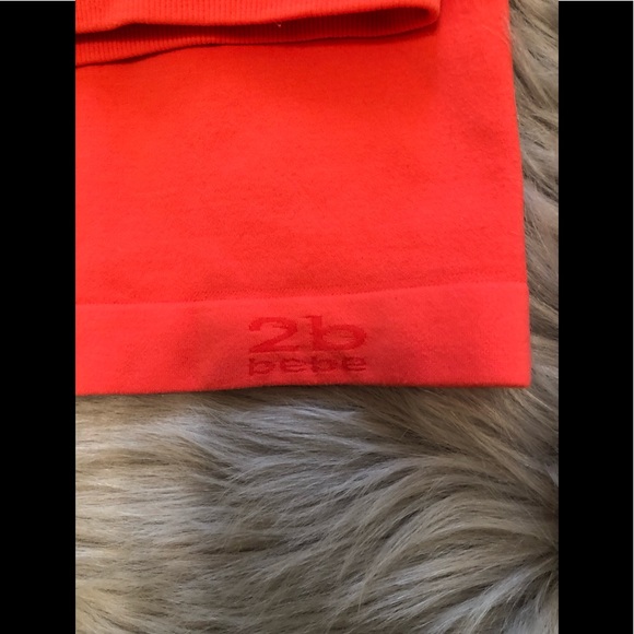 2b bebe sexy orange tube tops for women - Picture 2 of 4
